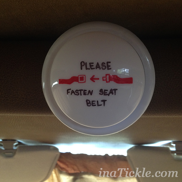 Please Fasten Your Seatbelt - In A Tickle