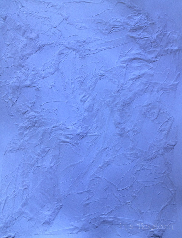 Tissue Paper Texture in Mixed Media - In A Tickle