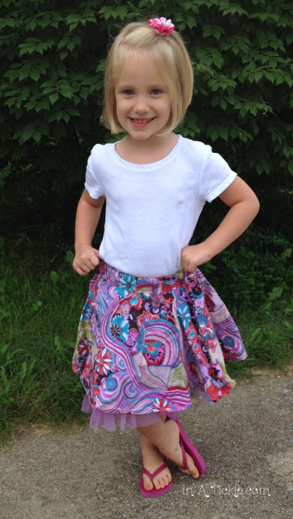 Garage Sale Tween Dress to Princess Skirt - In A Tickle