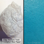 Clay Texture Tool Crumpled Wax Paper